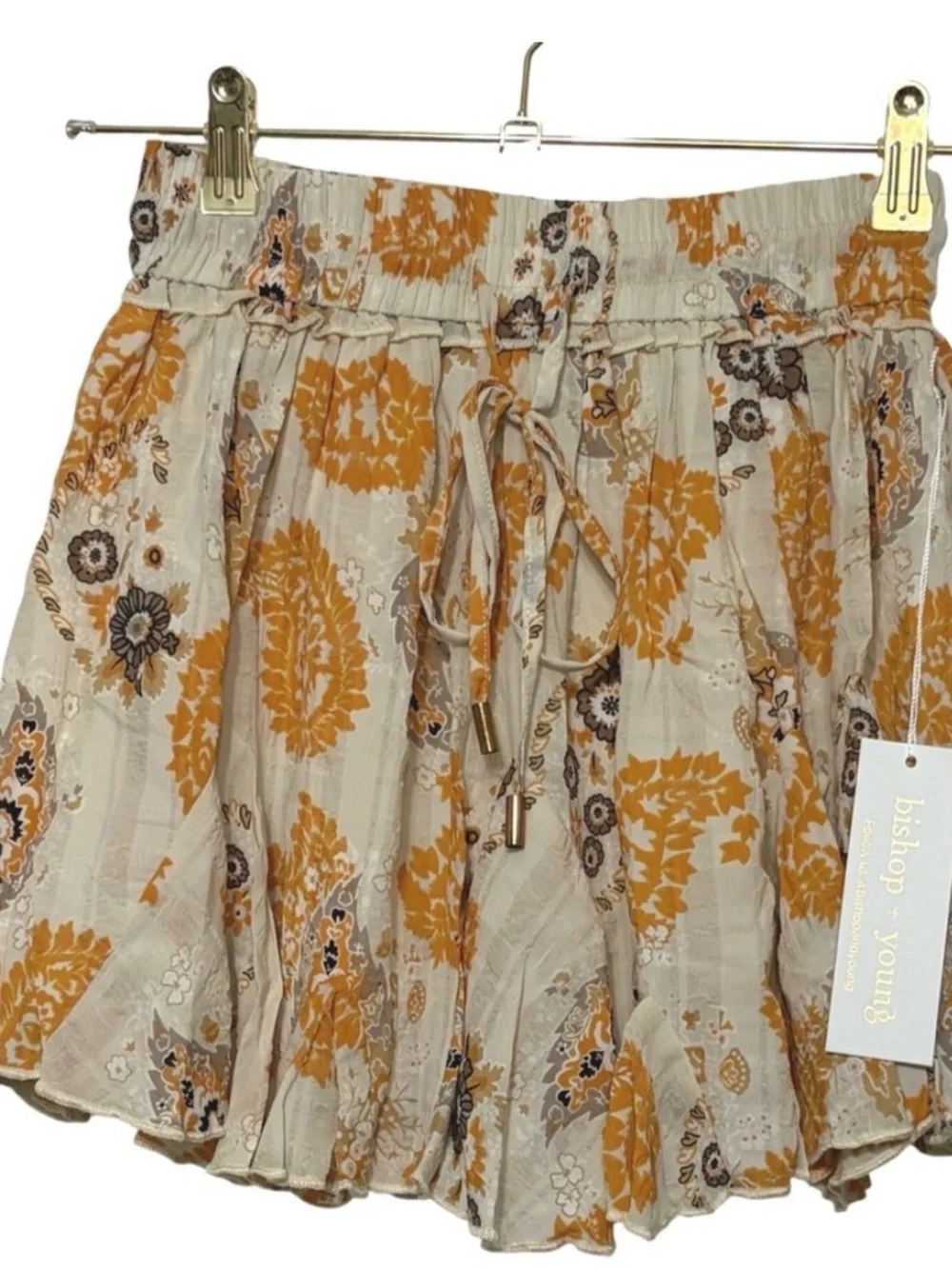 Bishop + Young Splendor Flare Skirt‎ In Montecito / NWT / Size XS